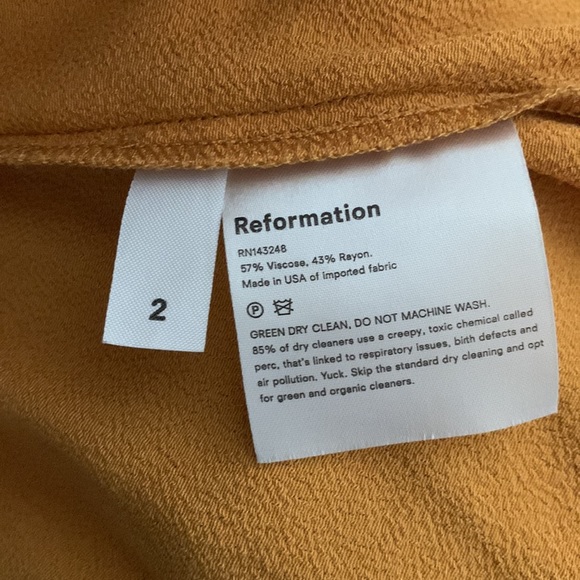 Reformation Graciella split-front crepe midi dress - Picture 12 of 13